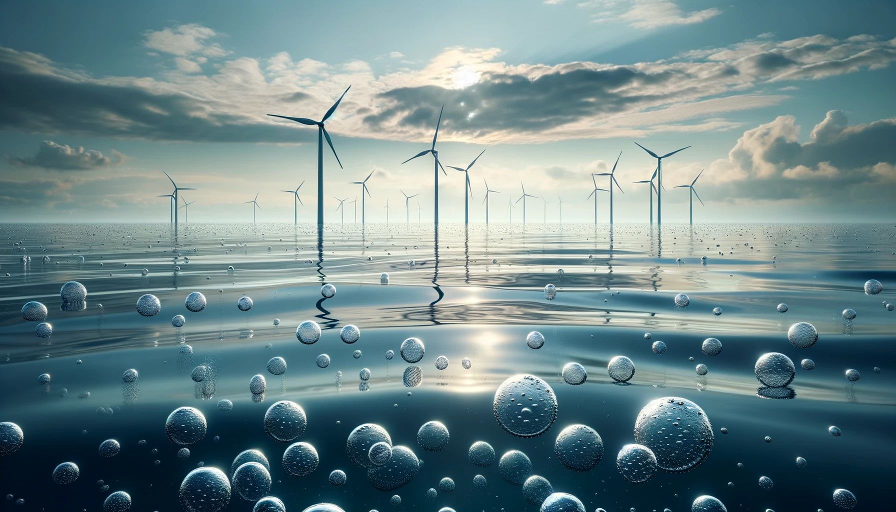 The Baltic Sea, oxygen bubbles and wind turbines